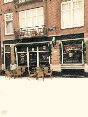 Cafe Scharrebier winterfoto
